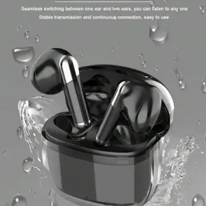 sans fil Bluetooth 5 , couleur noir Transpare