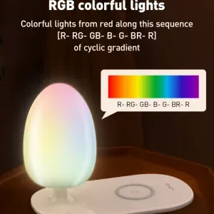 luminosité réglable, chargeur de téléphone sa