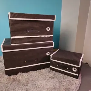 Pack de 3 Coffres Pliable Grande Capacité