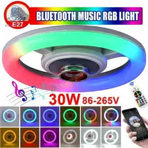 Previous Next Plafonnier LED intelligent E27 