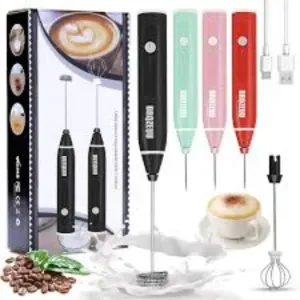 Mousseur à Lait, USB Rechargeable Portable mi