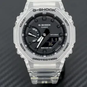 Montre Casio G-Shock Transparant Blanc , Fond