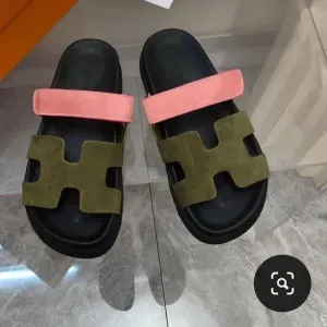 Hermès chypre / green&amp;pink