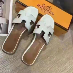 Hermès Oran mast/ white&amp;brown