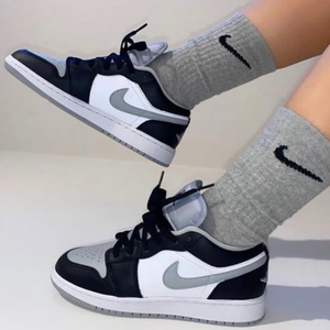 Air Jordan 1 Low” Black Silvergray 
