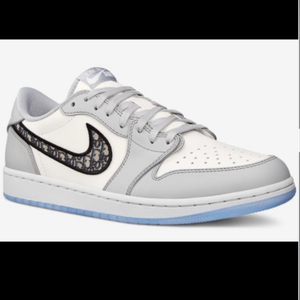 Air Jordan 1 Low Cut” Gray Dior