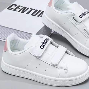 adidas kids/ White&amp;Pink 21~29 size