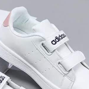 adidas kids/ White&amp;Pink 30~37 size