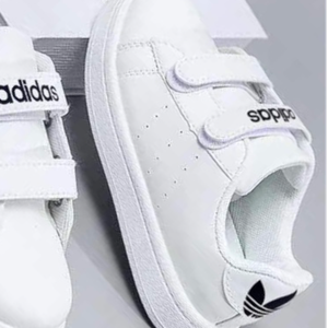 adidas kids/ White 30~37 size