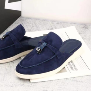 Loro Piana loafers Mules / Women Dark Blue