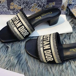 Dior - Dway Heeled Slide / Black