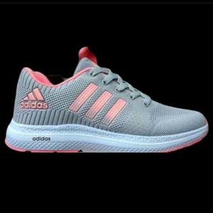 adidas Running Shoes for Women “ Gray-Pink”  