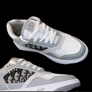 Dior B27 Low-Top Sneakers “ Gray - White”