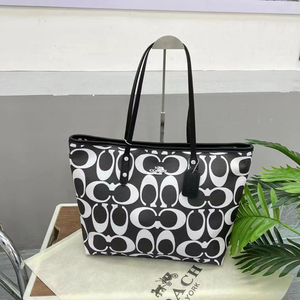 Coach Tote Bag “ Black - White’ 