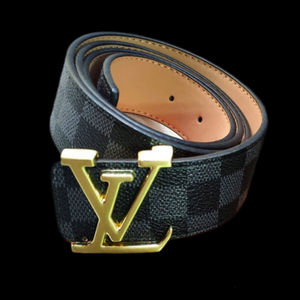 Louise Vuitton belt - Damier brow