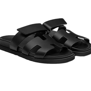 Hermès Black Leather Chypre  