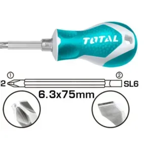 2 IN 1 مفك براغي قصير