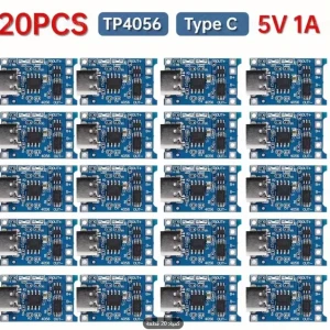   عدد 20 قطعة TP4056 Type-C 1A