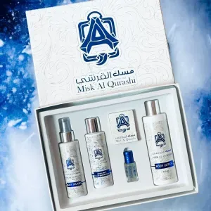  طقم القرشي الابيض الجديد