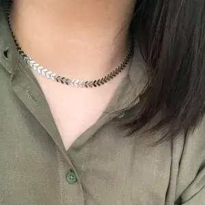 سلسله دهب صيني فضي  برق