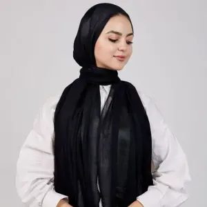 طرحه قطن و شريط ستان و ماتريال عاليه 100% 