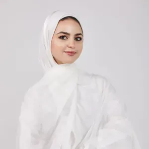 طرحه قطن و شريط ستان و ماتريال عاليه 100% 