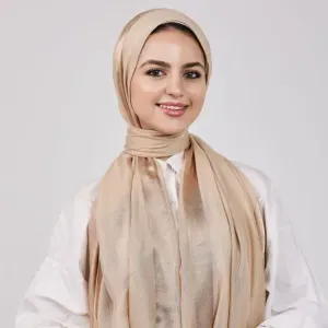 طرحه قطن و شريط ستان و ماتريال عاليه 100% 