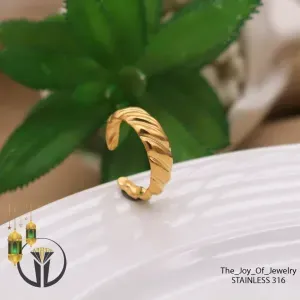 خاتم استنالس بيور فري سايز بيضيق ويتوسع