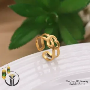 خاتم استنالس بيور فري سايز بيضيق ويتوسع