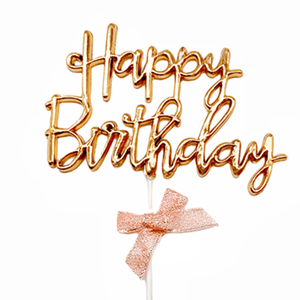 HBD cake topper 