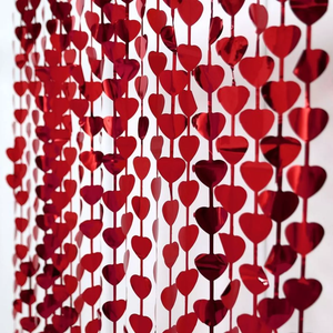 Heart shaped curtain