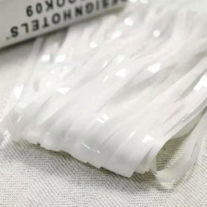 White foil curtain 