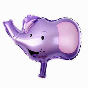 Purple elephant foil ballon 