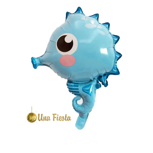 Seahorse foil balloon