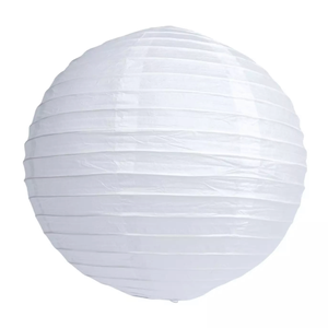 White Chinese Paper Lanterns-20cm