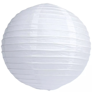 White Chinese Paper Lanterns-30cm