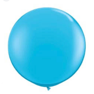 Blue Round foil ballon _ 18inich