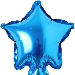 Mini blue star  foil balloon-5inch
