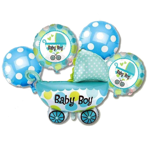 Set baby boy foil balloon 