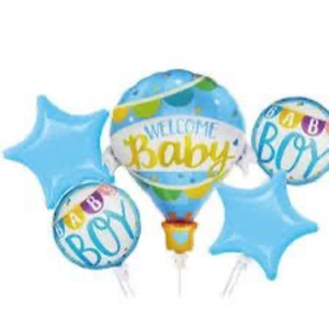 Baby boy foil ballon set 
