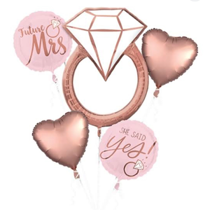 Engagement set foil balloon 