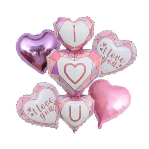 I love you foil ballon set 