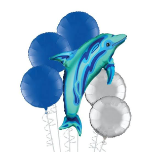 Dolphin foil balloon set