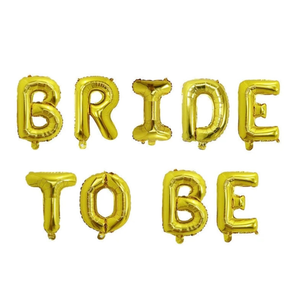 Bride to be foil ballon set 