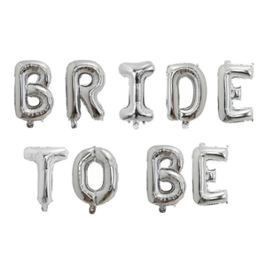 Bride to be foil ballon set 