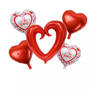 Valentine foil balloon set 