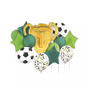 Champion set foil and latex balloon 