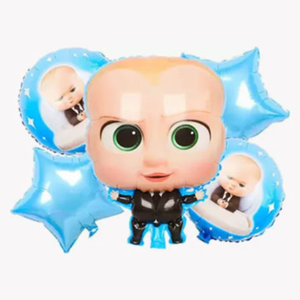 Boss baby foil balloon set
