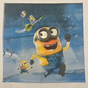 Minions design napkins-10pcs