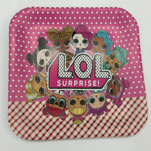 LOL paper plates-10pcs